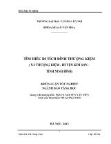 Khóa luận Tìm hiểu di tích đình thượng kiệm (xã Thượng kiệm - Huyện Kim sơn – tỉnh Ninh Bình)