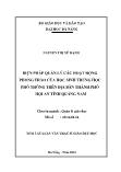 Luận văn Biện pháp quản lý các hoạt động phong trào của học sinh trung học phổ thông trên địa bàn thành phố Hội an tỉnh Quảng Nam