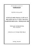 Luận văn Đánh giá hiện trạng và đề xuất các biện pháp quản lý chất thải rắn tại huyện Hải lăng - Tỉnh Quảng trị