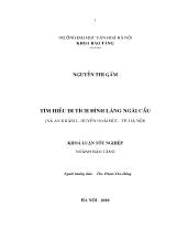 Tìm hiúu di tích Đình làng Ngãi cầu (xã An khánh - Huyện Hoài đức - tp. Hà Nội)